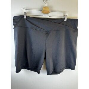 SO Black Bike Shorts Size 3X Womens Stretch Spandex Mid-Rise NWT Sporty